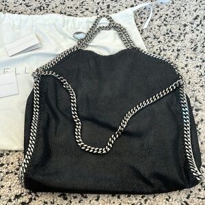 STELLA MCCARTNEY Black classic Falabella bag